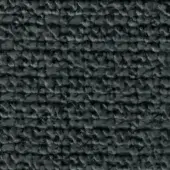 Dark gray ribbed fabric texture with horizontal weave, dense short fibers, and subtle tonal variations; elite 301 textile sample.